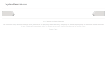 Tablet Screenshot of legalsheildassociate.com